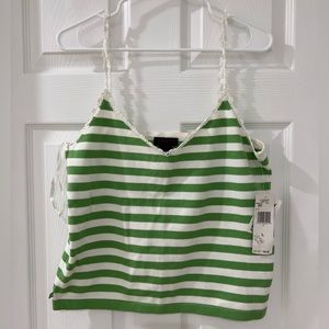 NWT NEW Ralph Lauren Striped Tank Top Spring Summer—has marks as shown